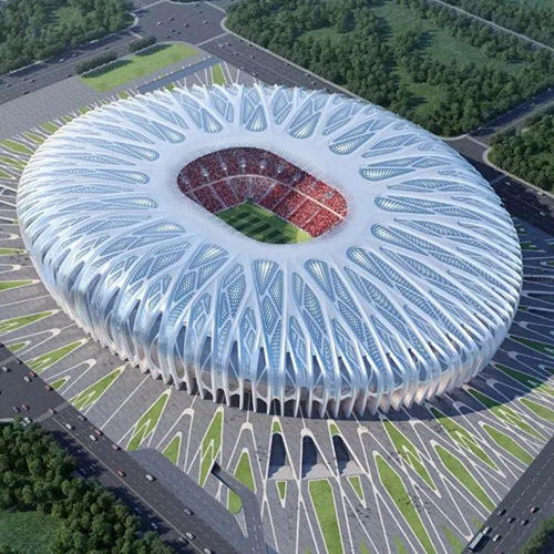 В 2023 году на футбольном поле кубка азии проводился проек